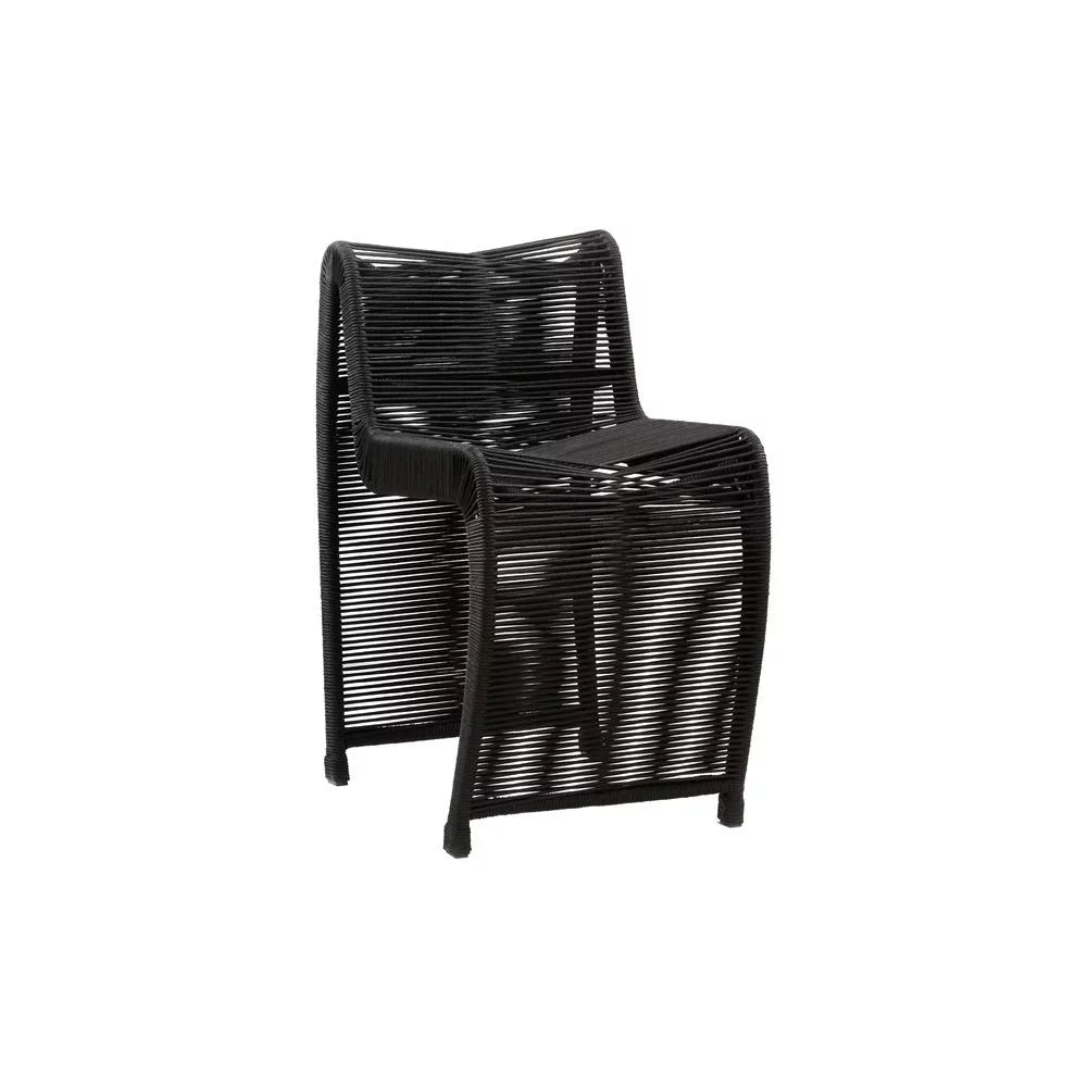 Black Rope Counter Stool Set of 2 Z60646