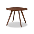 Walnut Brown Round Wood Dining Table B81542