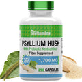 Psyllium Husk Capsules 1700 MG 250 Capsules with Probiotic Acidophilus Fiber Supplement O3770