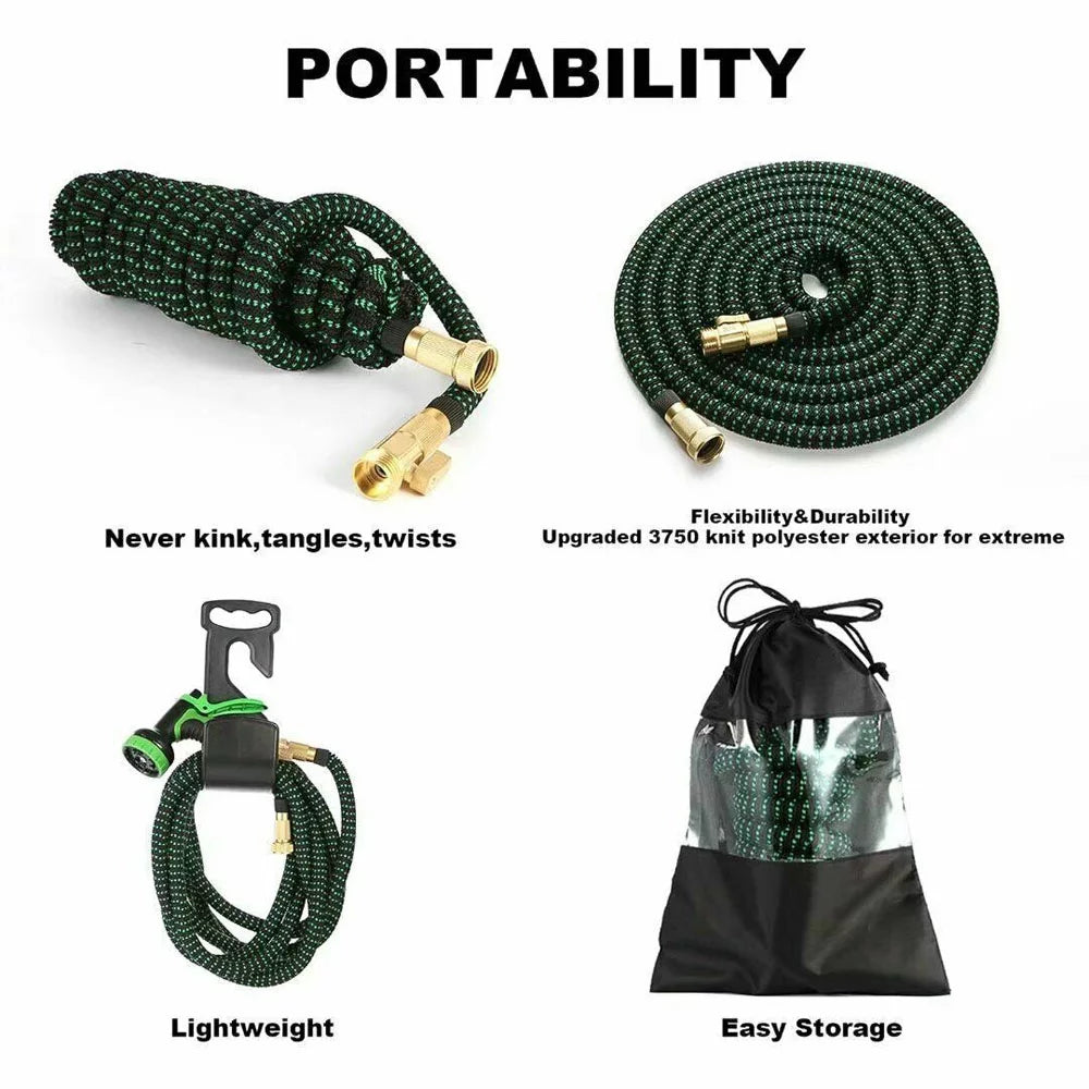 100ft Heavy Duty Expandable Flexible Water Hose A344692