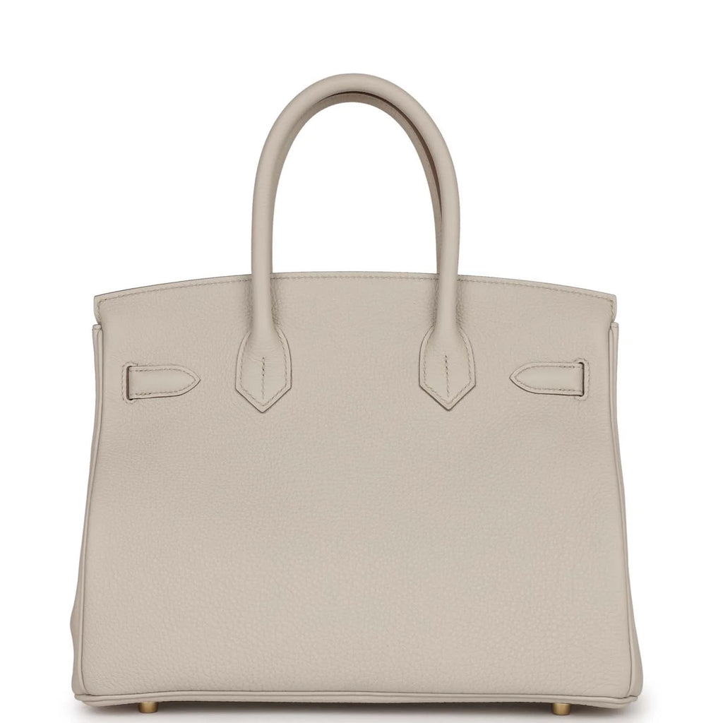 Beton Togo Leather Handbag X77932
