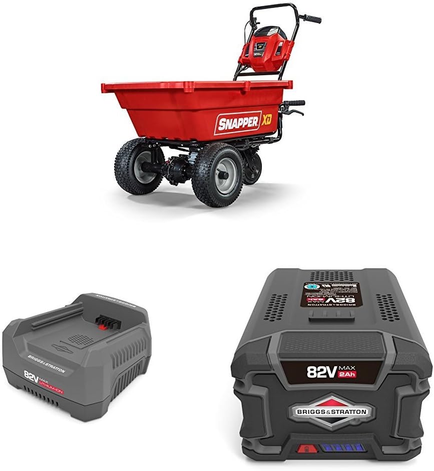 Red/Black Side Extension Attachment for 82V Utility Cart J2129