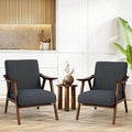 Mid-Century Modern Upholstered Accent Chair with Arms R680