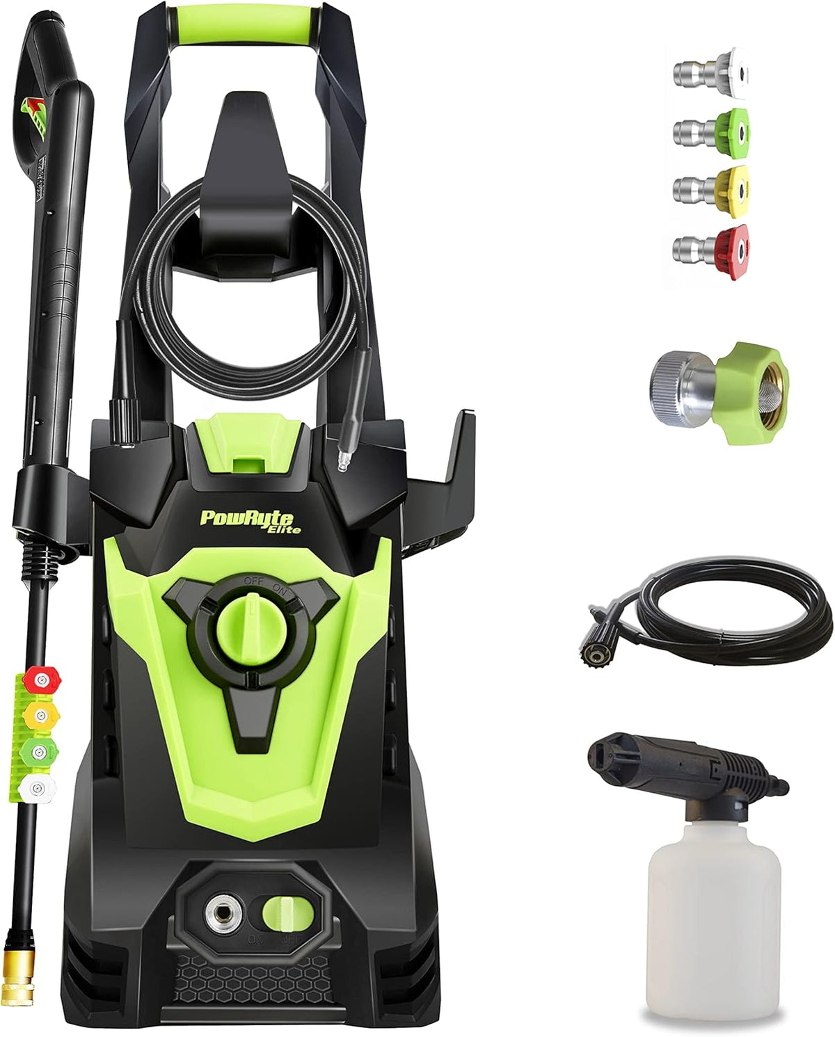 2200 PSI 2.0 GPM Electric Pressure Washer with 4 Nozzles Foam Cannon T619
