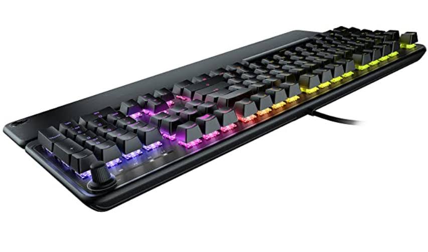 Black Mechanical Gaming Keyboard with RGB E408