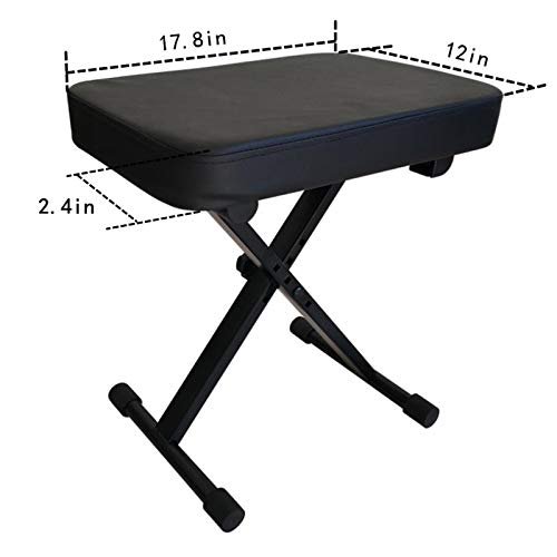 4 Levels Height Adjustable Piano Bench M27305