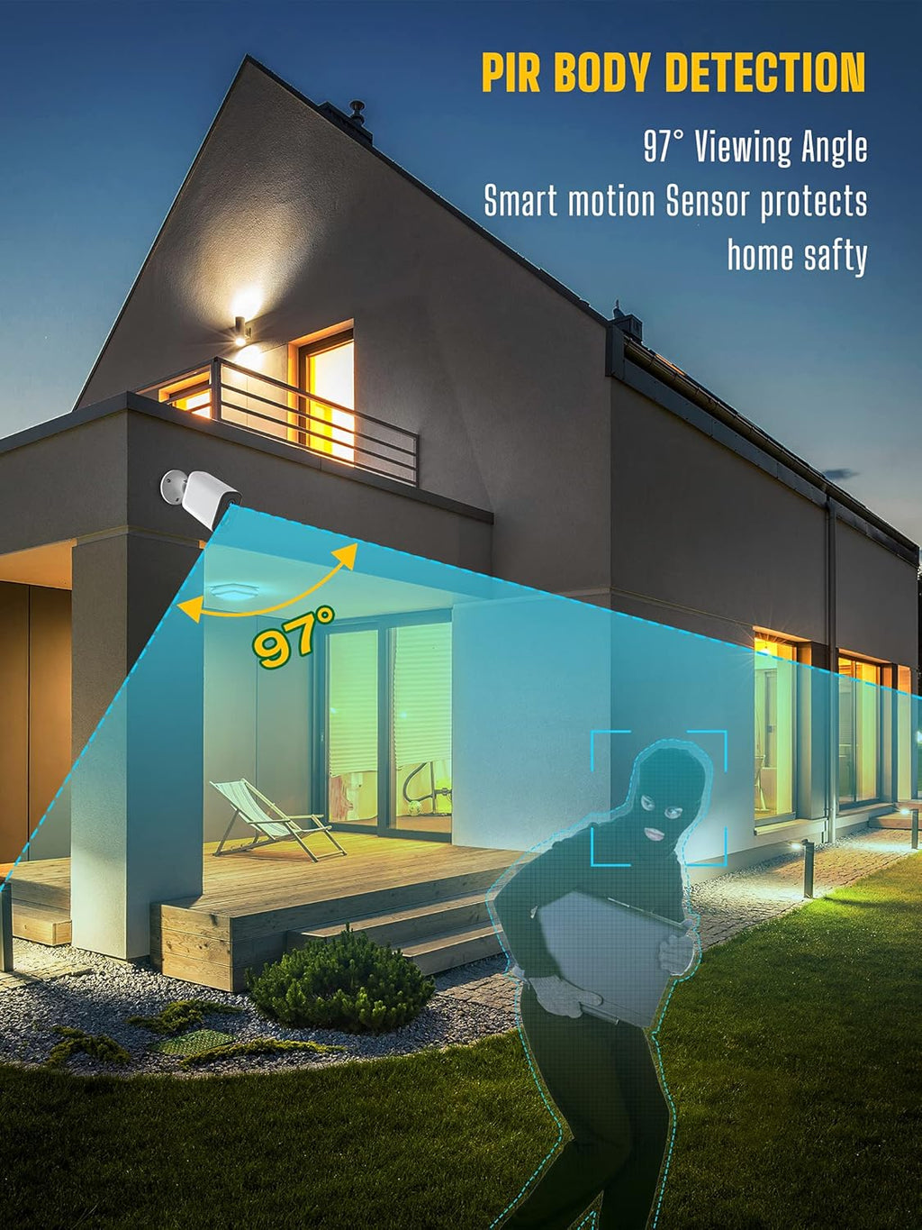 1080P Wireless Security Camera with Night Vision N187