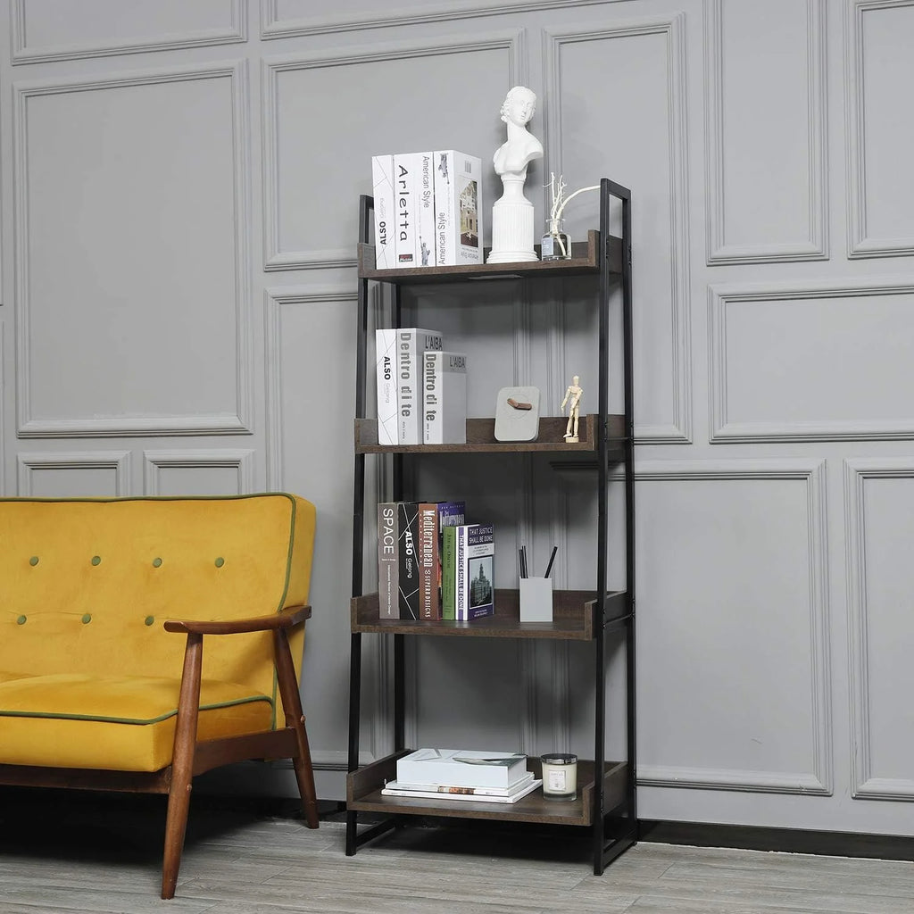 4 Tier Standing Ladder Shelf Z56102