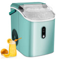 33lbs Countertop Ice Maker with Scoop, Black A447