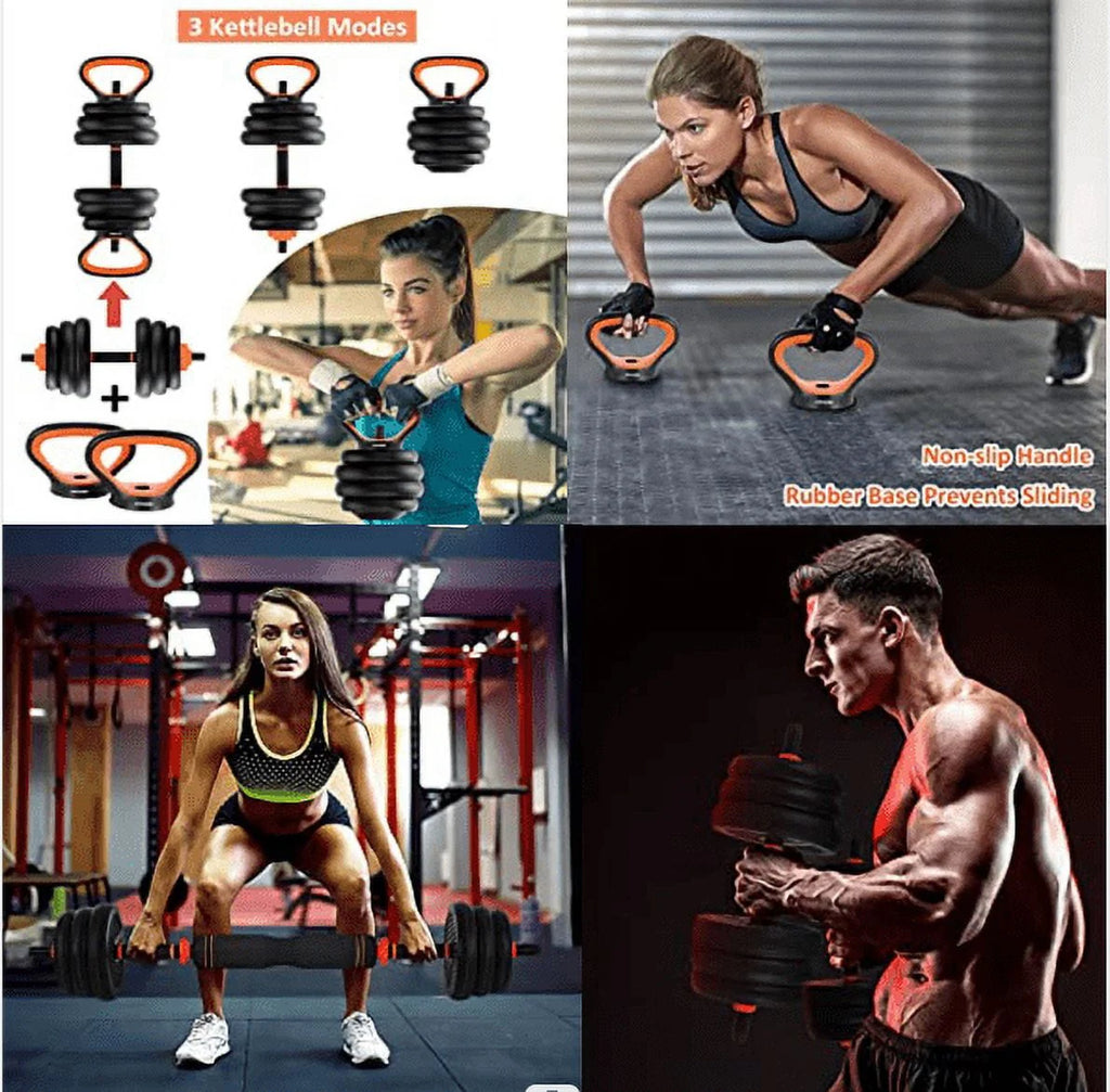 Adjustable Dumbbell Set Black C5346