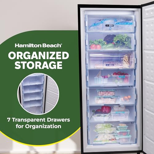 Stainless Steel Upright Freezer, 11 cu. ft. L58901