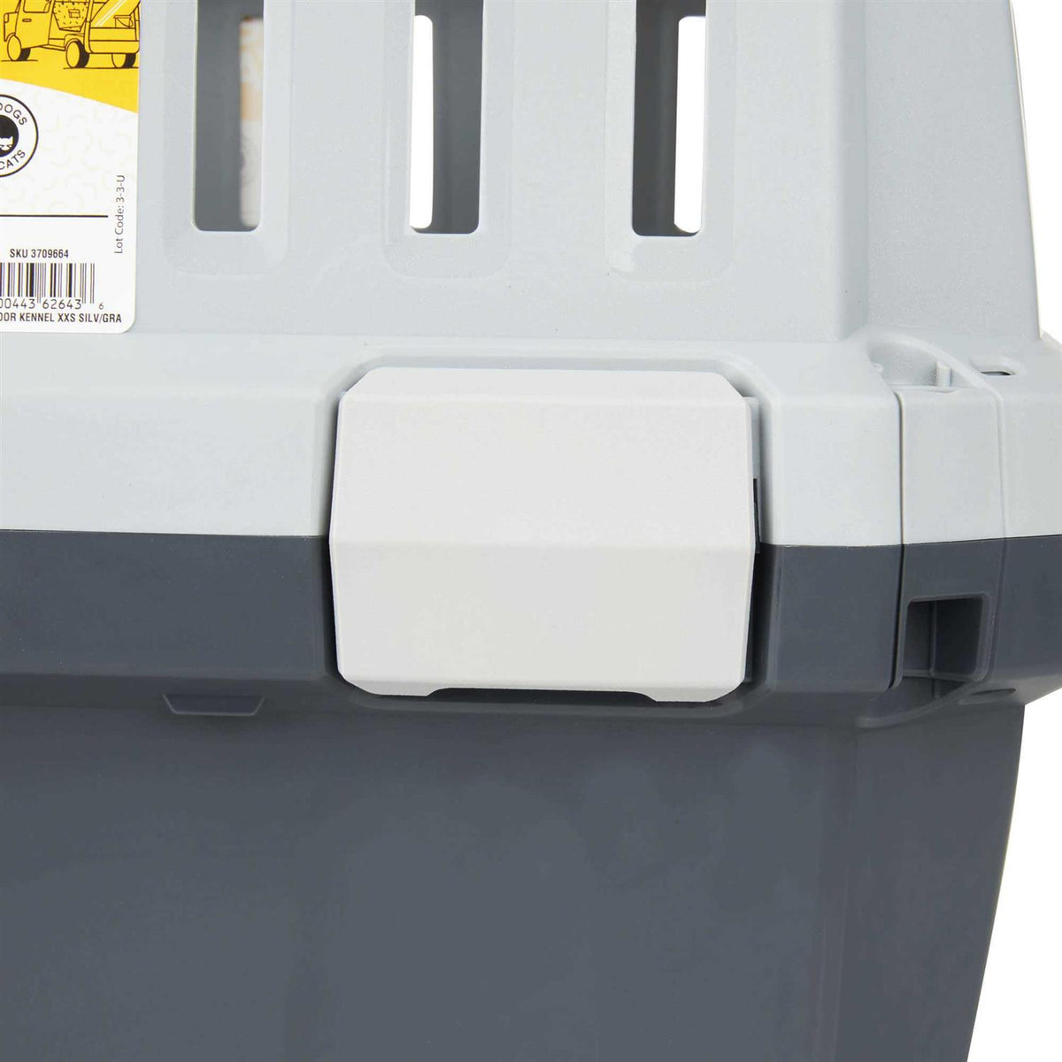 Grey 2-Door Pet Kennel K8987