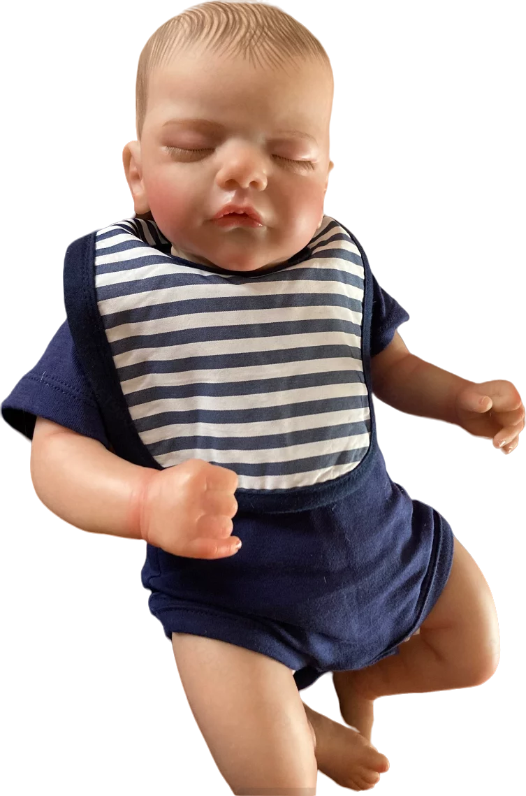 Soft Vinyl Reborn Baby Doll with Cloth Body E337