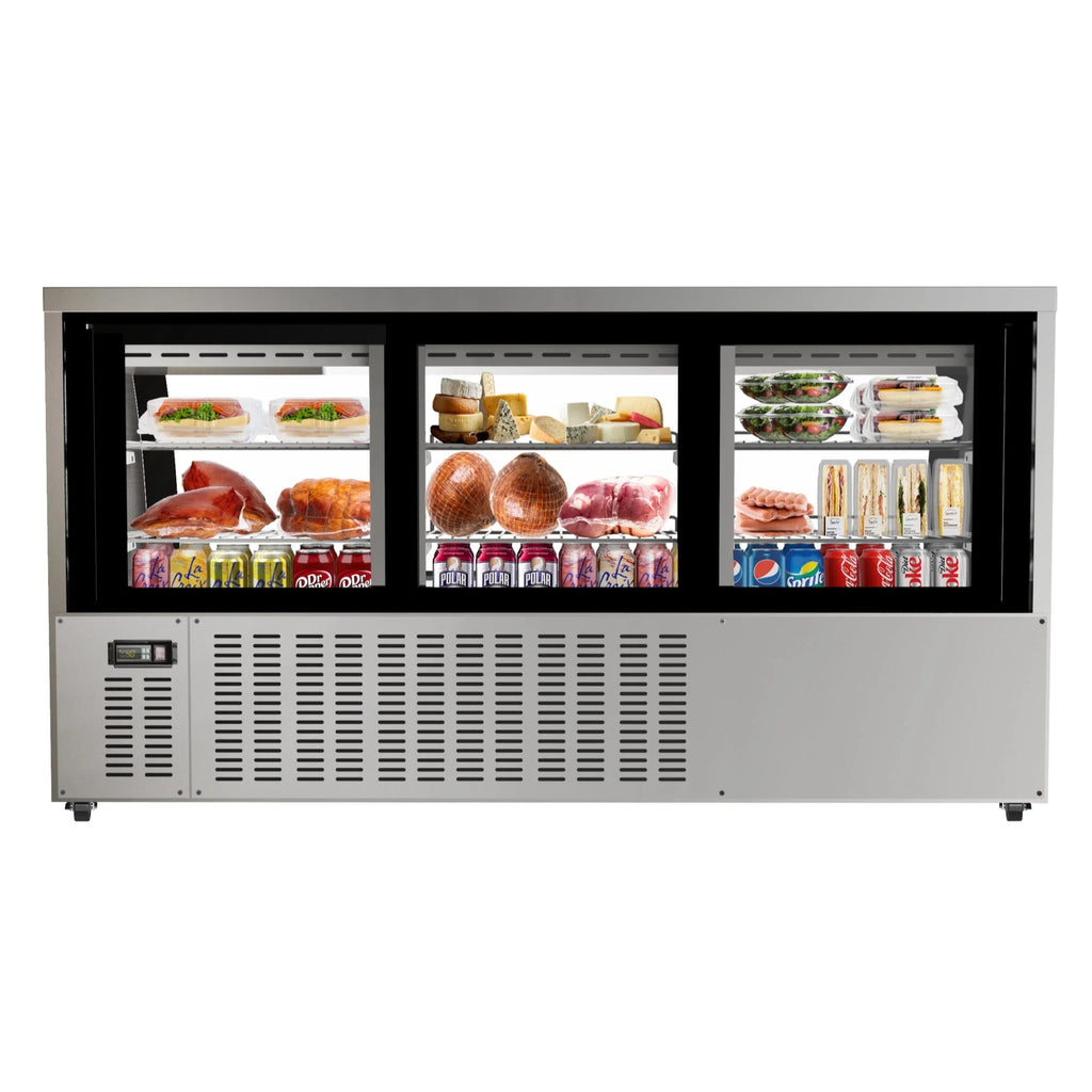 82 in. Deli Display Refrigerator 32 Cu Ft F872