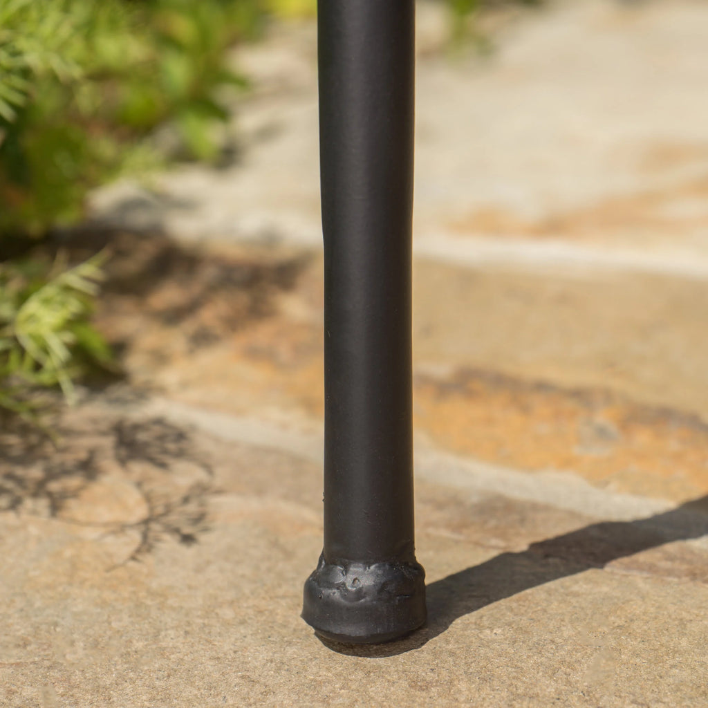 Outdoor Ceramic Tile Side Table with Iron Frame V527