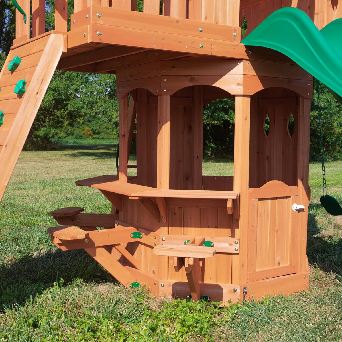 Cedar Wood Playset Swing Set R5446