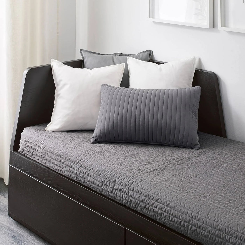 Black Twin Daybed Frame with 2 Drawers Y251