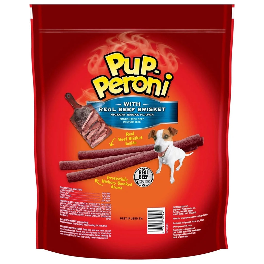 Dog Treats with Real Beef Brisket Hickory Smoked Flavor 46 Ounce Z28069