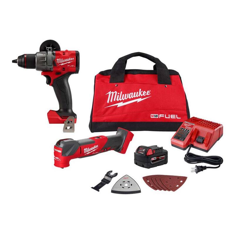 18V Cordless Brushless Oscillating Multi-Tool Kit with Hammer Drill S651