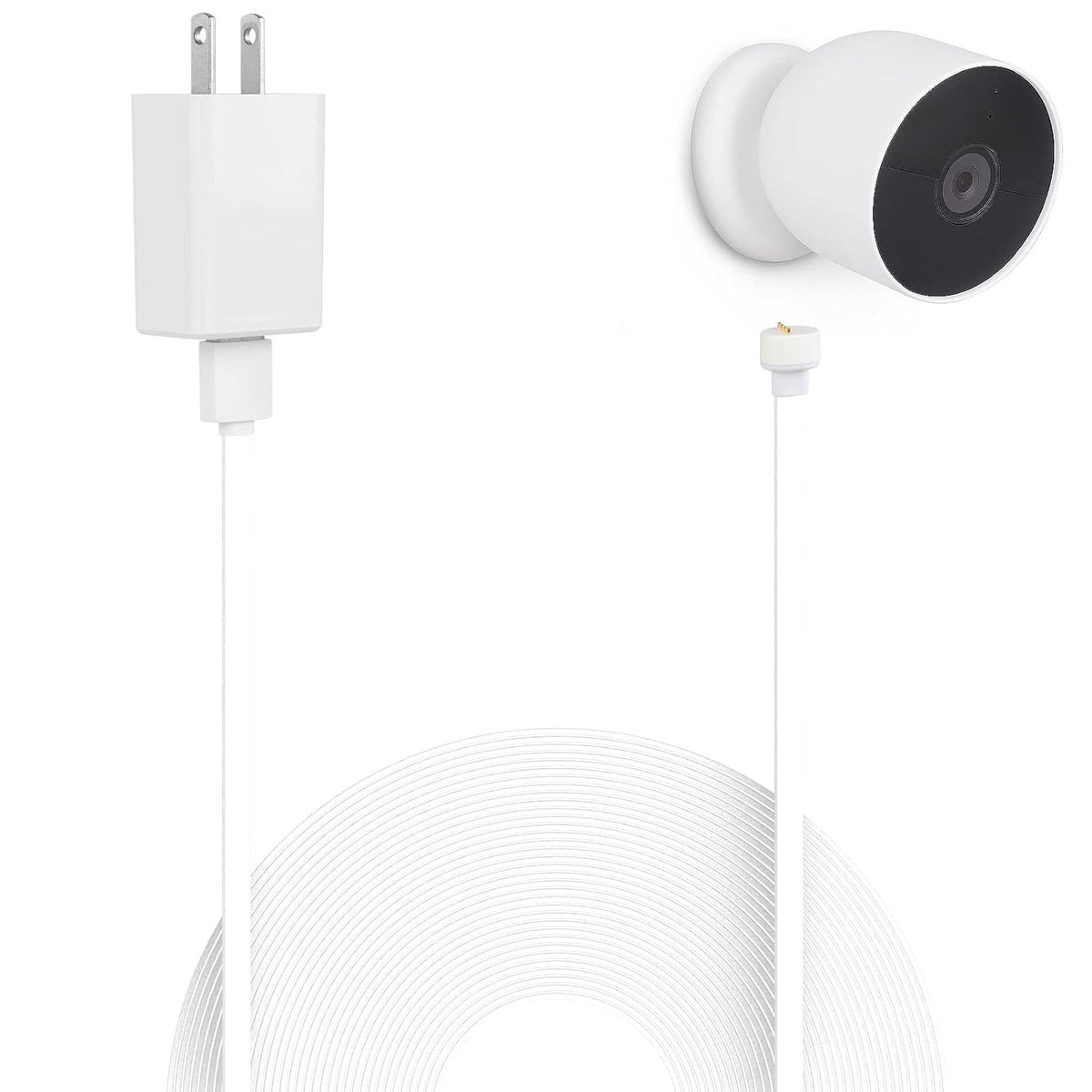 25 ft Weatherproof Charging Cable 3Pack-White Y447329