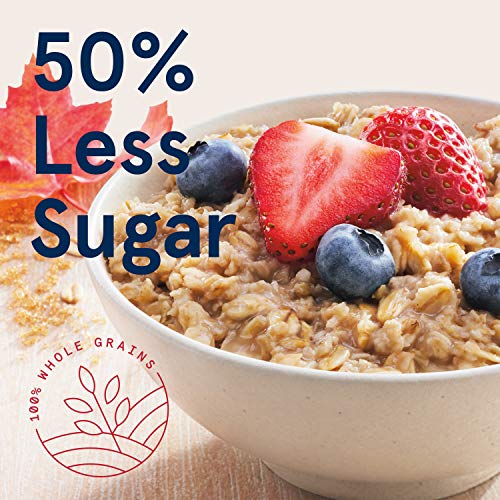 Lower Sugar Maple & Brown Sugar Instant Oatmeal, 10-Count 1.19oz Boxes (Pack of 6) E547511