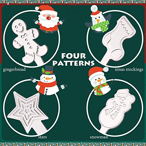16 Pc Stainless Steel Christmas Spoons Set L978651