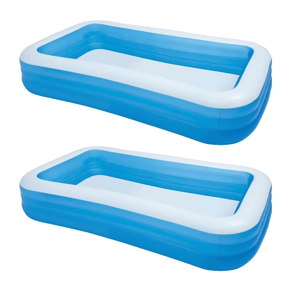 Rectangular Inflatable Swimming Pool, 2 Pack I451