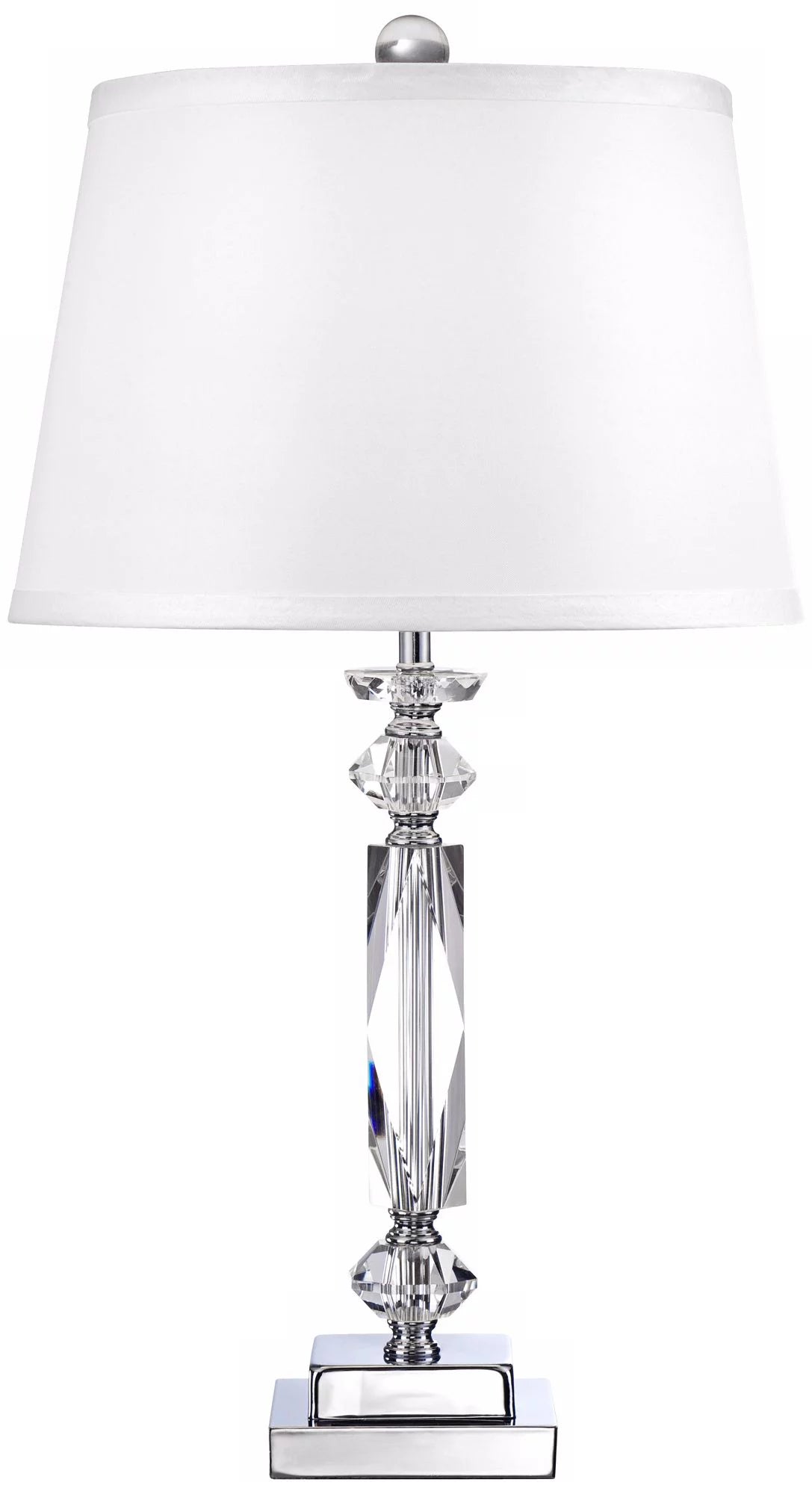 23" High Clear Crystal Accent Table Lamp W52281
