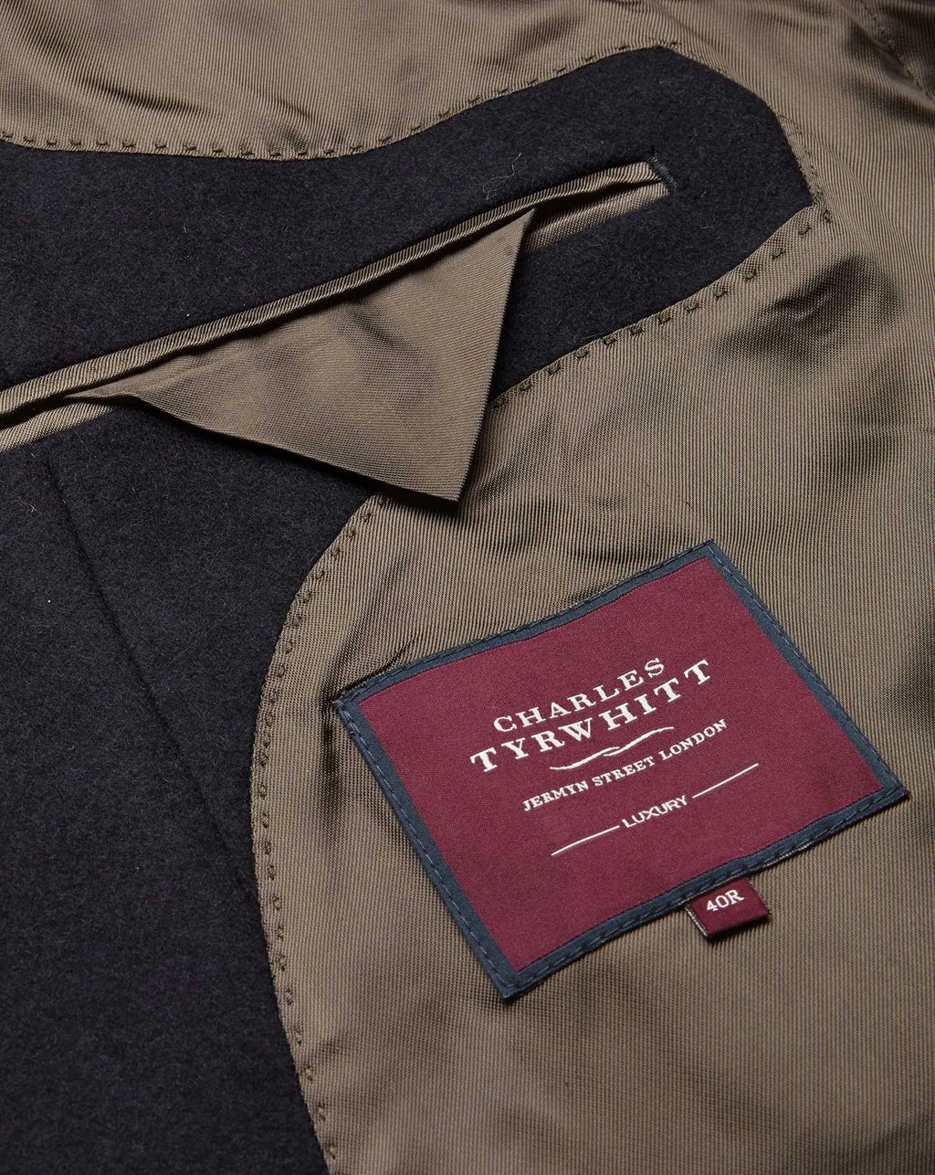 Navy Wool Cashmere Coat K922663