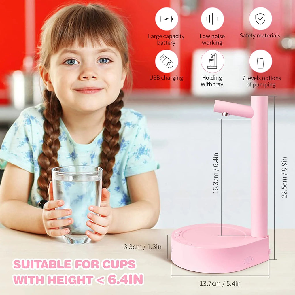 Portable Electric Water Bottle Pump for 5 Gallon & Universal Bottles I823205