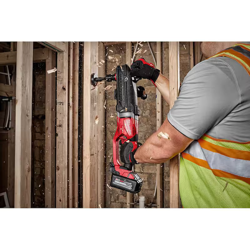 7/16 in. Cordless Right Angle Drill with Hole Saw Kit L47087