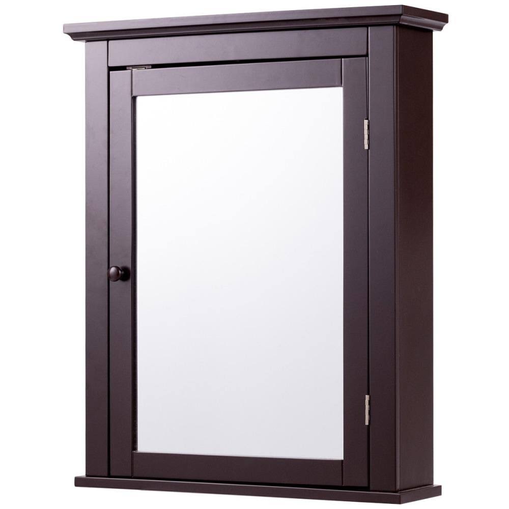 Brown Bathroom Wall Cabinet W7335