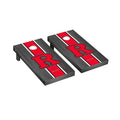 Onyx Stained Stripe Regulation Cornhole Board Set W805967