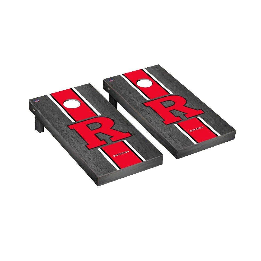 Onyx Stained Stripe Regulation Cornhole Board Set W805967