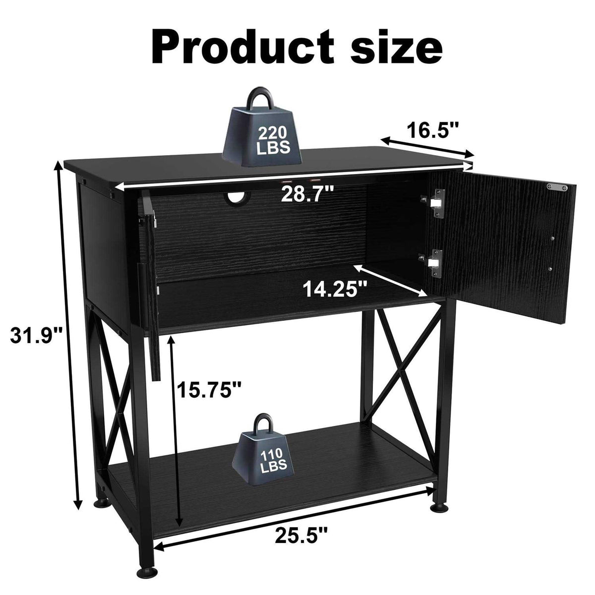 20 Gallon Metal Aquarium Stand S268