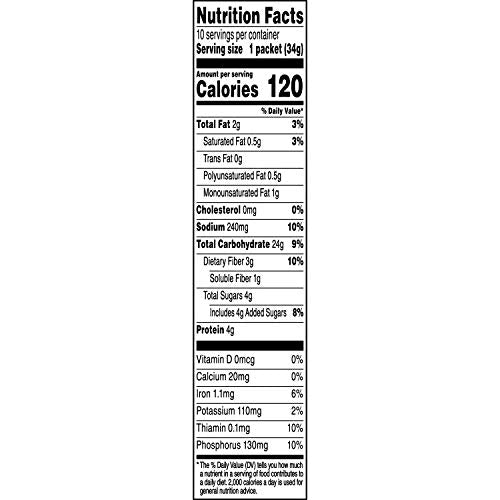 Lower Sugar Maple & Brown Sugar Instant Oatmeal, 10-Count 1.19oz Boxes (Pack of 6) E547511