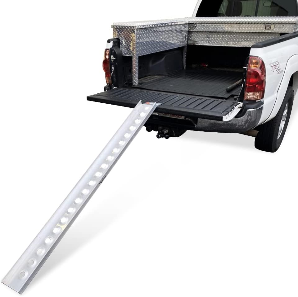Motorcycle Loading Ramp Aluminum 6ft Portable Dirt Bike Ramp J395699