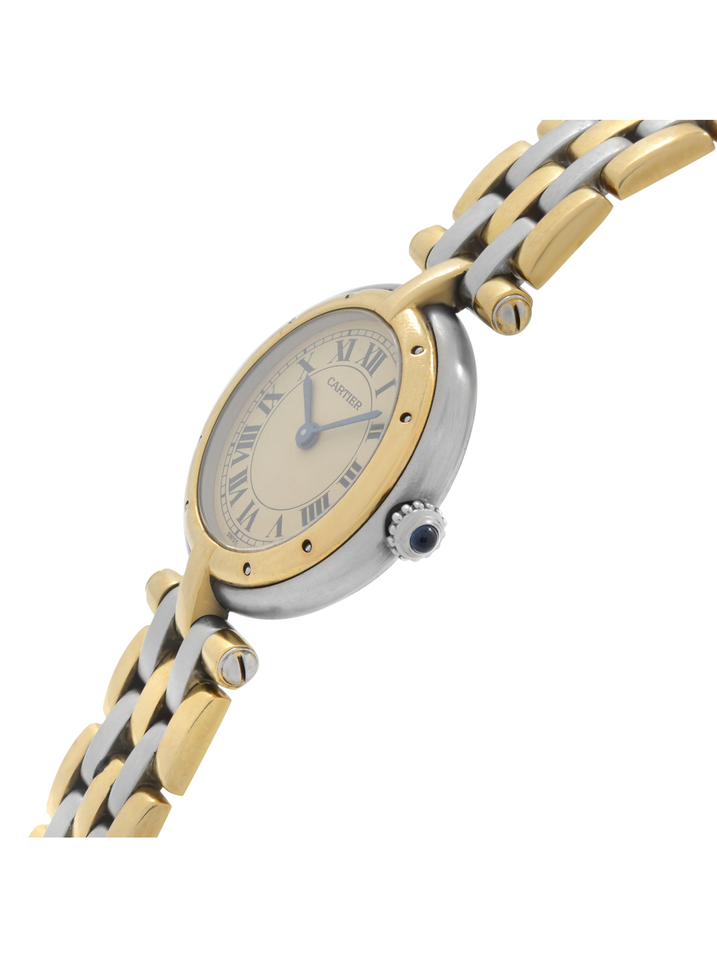 18k Gold Steel Champagne Dial Ladies Watch C667889