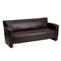 Brown Leather Sofa N313