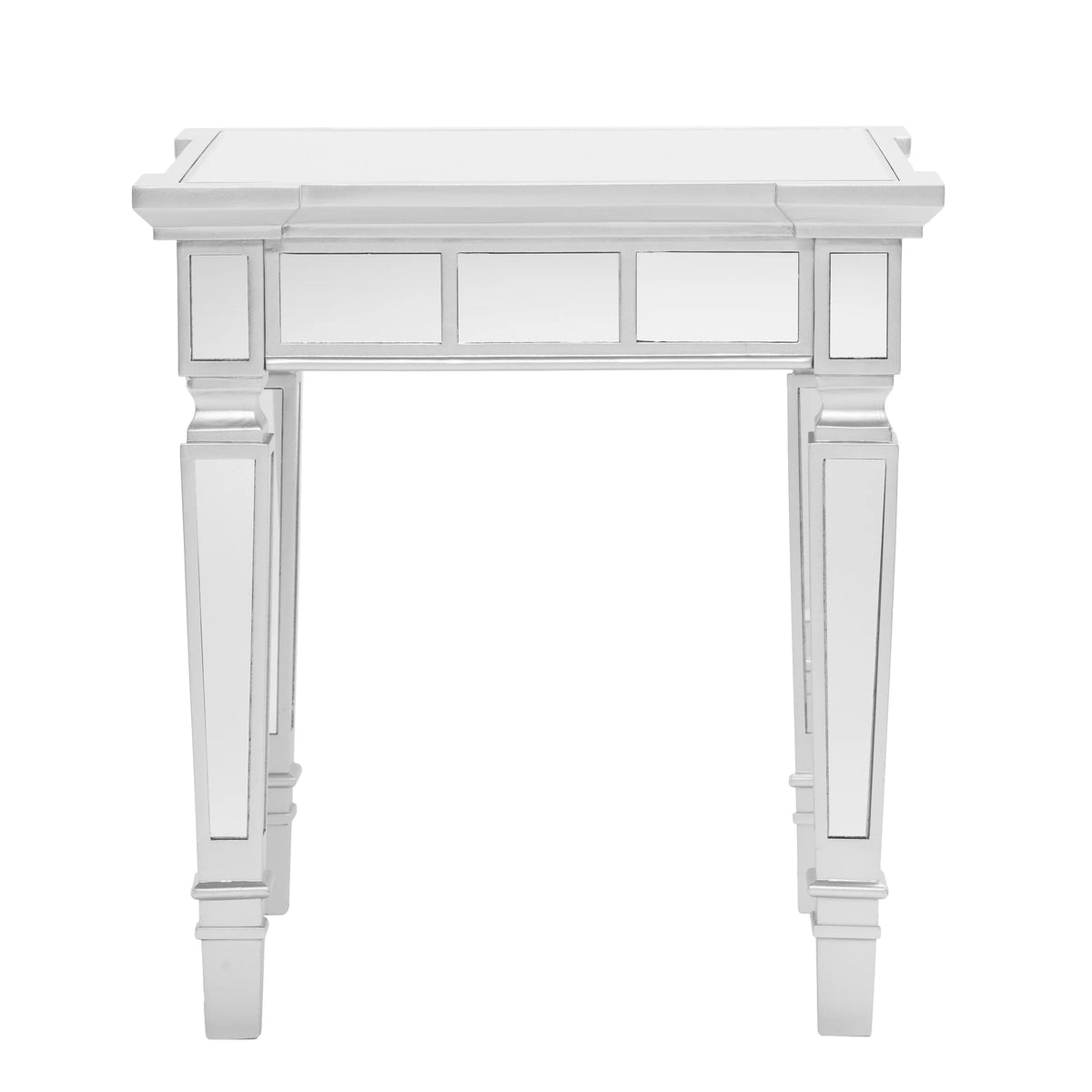 Mirrored Square End Table S589