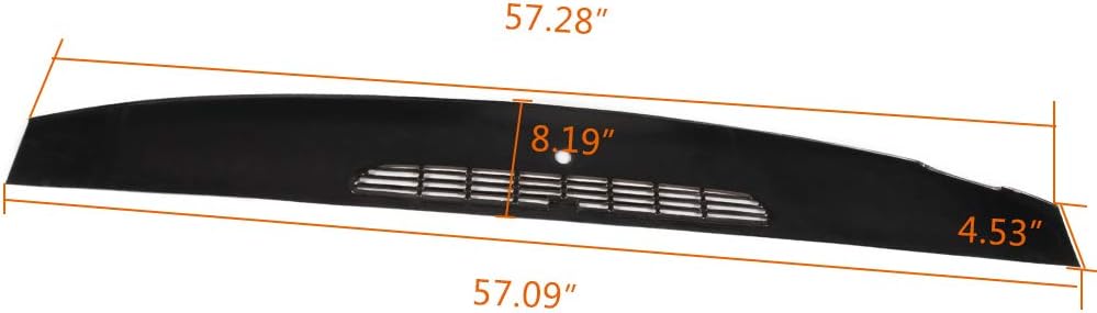 Brown ABS Molded Dash Defrost Vent Grille Cover Cap Pack of 2 B18435