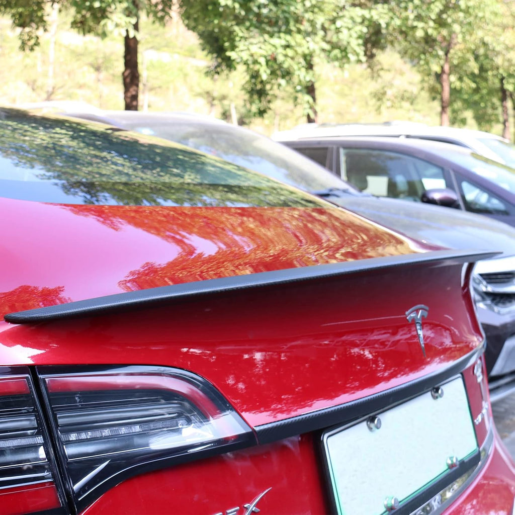 Real Carbon Fiber Rear Trunk Lip Spoiler N350356
