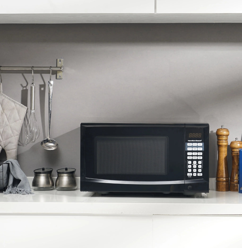 Black Digital Microwave C39690