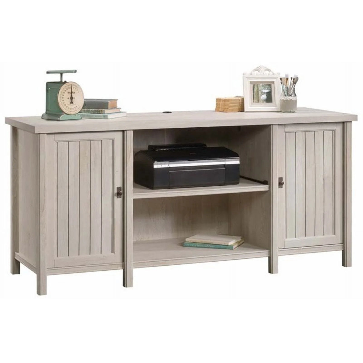 Computer Credenza in Chalked Chestnut E88457