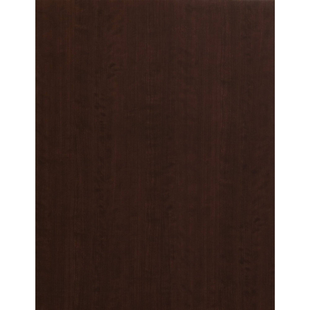 Mocha Cherry Office Desk with Mobile File Cabinet Z918