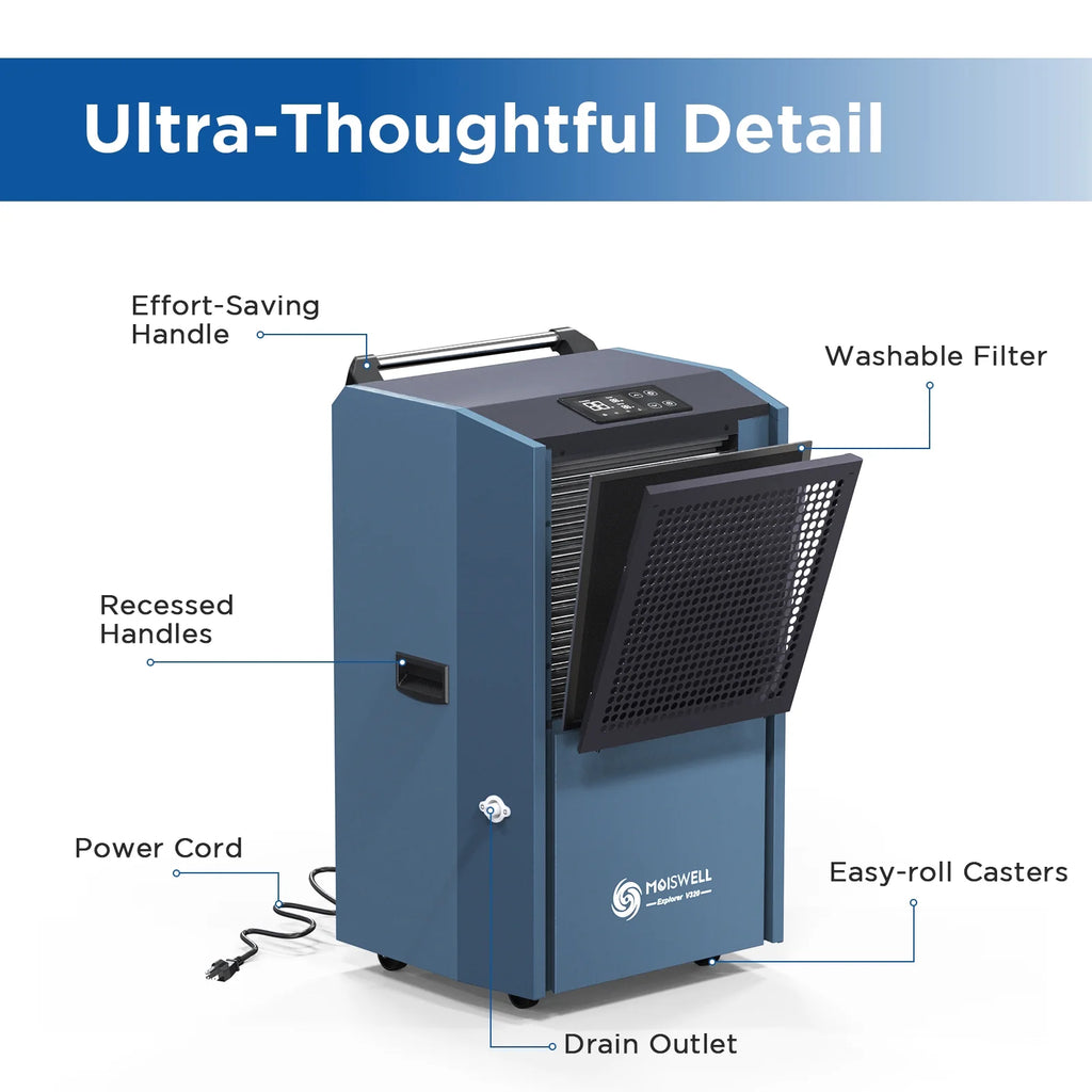 305 Pint Commercial Dehumidifier with Drain Hose Y308760