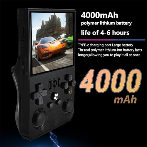 Handheld Retro Gaming Console 4.0 inch IPS Screen Linux System W741429