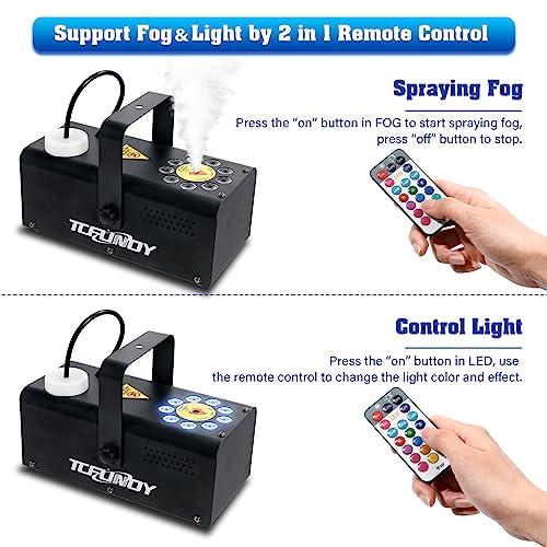 500W Fog Machine with 9 LED Lights K925047