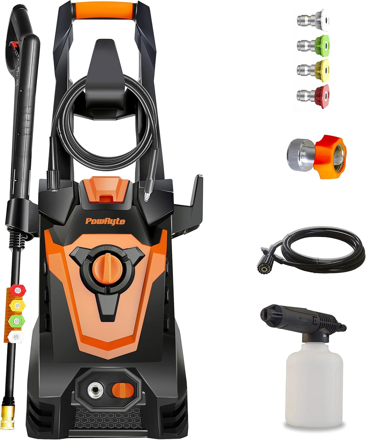 2200 PSI 2.0 GPM Electric Pressure Washer with 4 Nozzles Foam Cannon T619