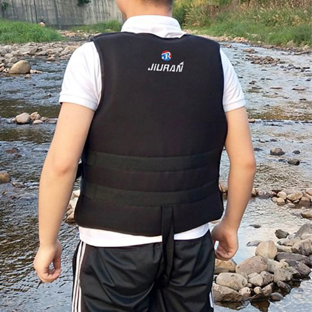 PVC Swim Vest with Adjustable Safety Strap B69039
